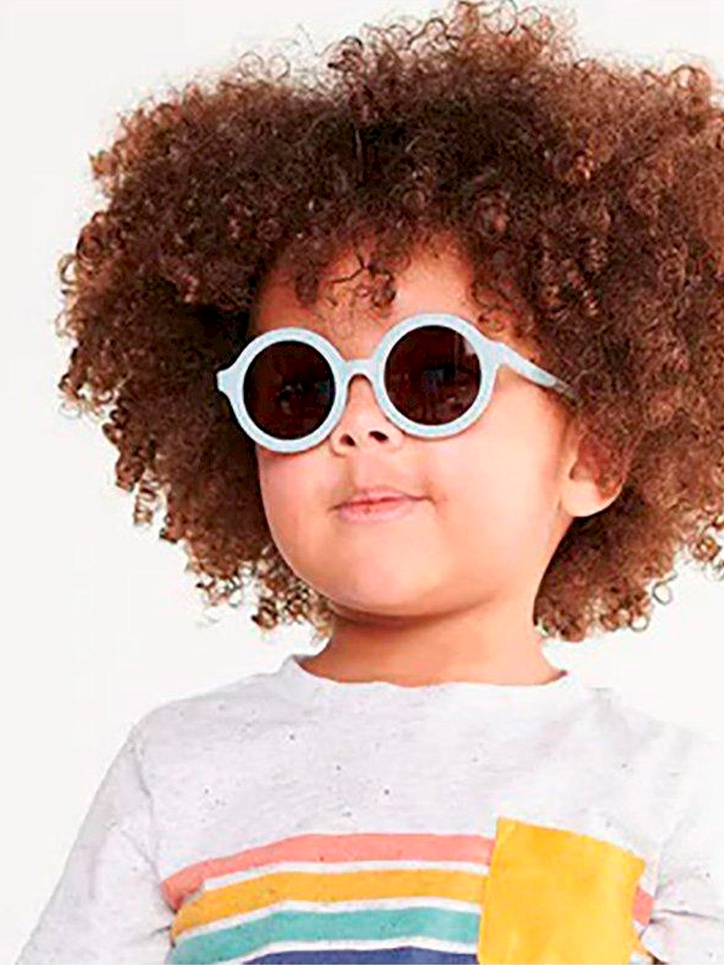 GAFAS DE SOL FLEXIBLES ORIGINAL ROUND IN TO THE MIST BLUE 3 TALLAS Babiators KIDSME