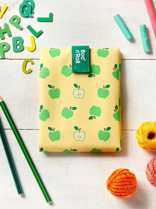 PORTA BOCADILLOS BOC'N'ROLL FRUITS APPLE Boc'n'Roll KIDSME
