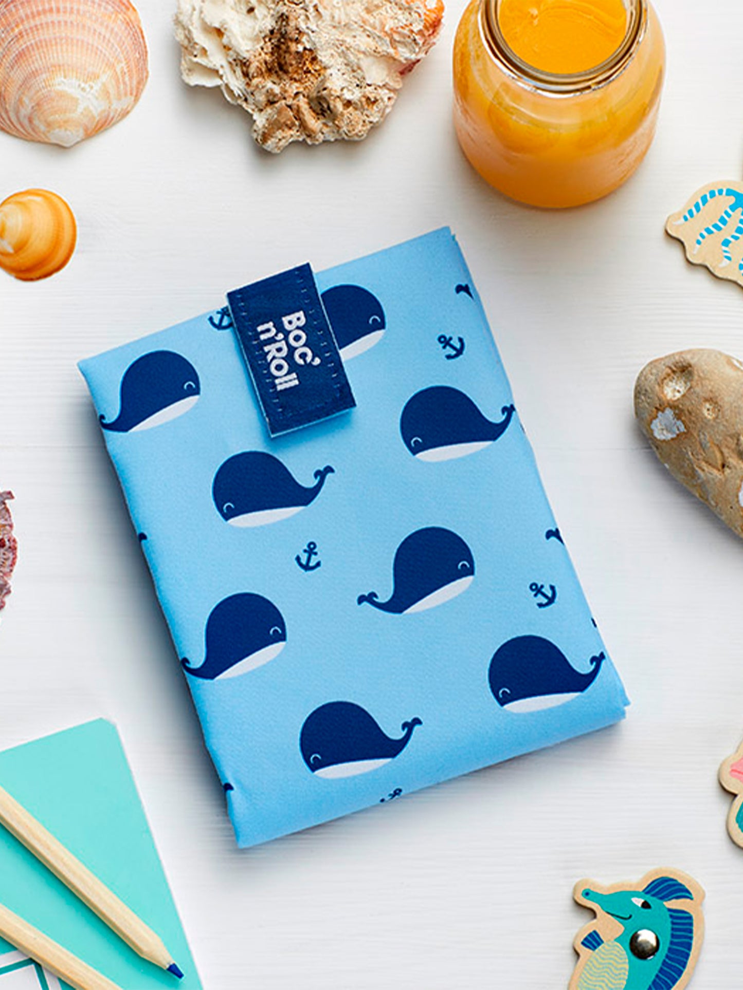 PORTA BOCADILLOS BOC'N'ROLL WHALES Boc'n'Roll KIDSME