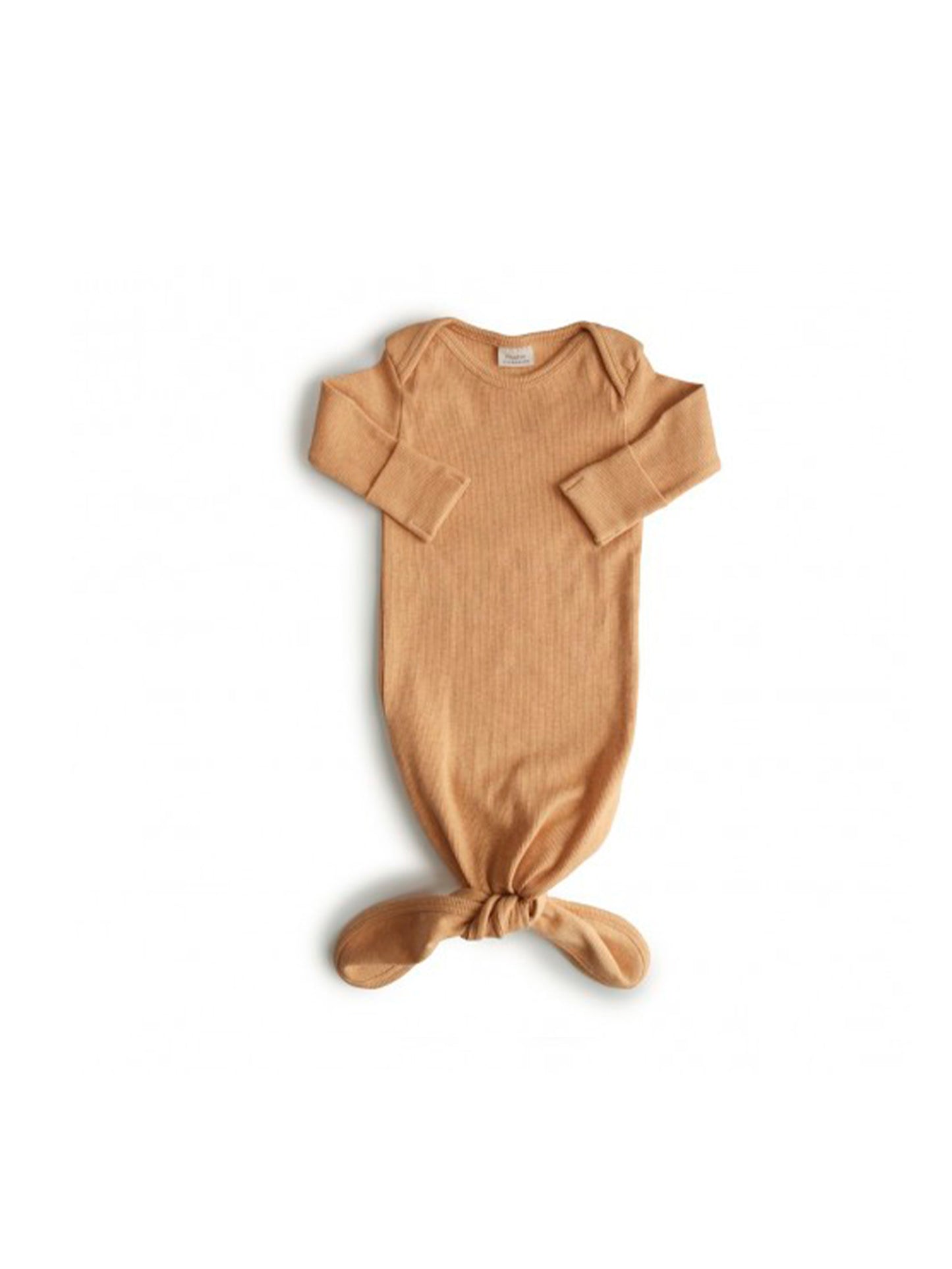 BODY ALGODÓN ORGÁNICO NUDO MUSTARD MELANGE Mushie KIDSME