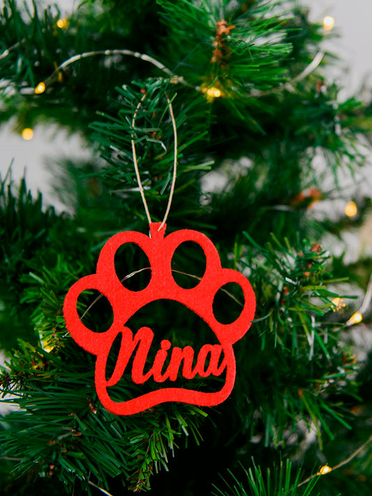 BOLA FIELTRO NAVIDAD MASCOTAS PERSONALIZADA Kidsme KIDSME