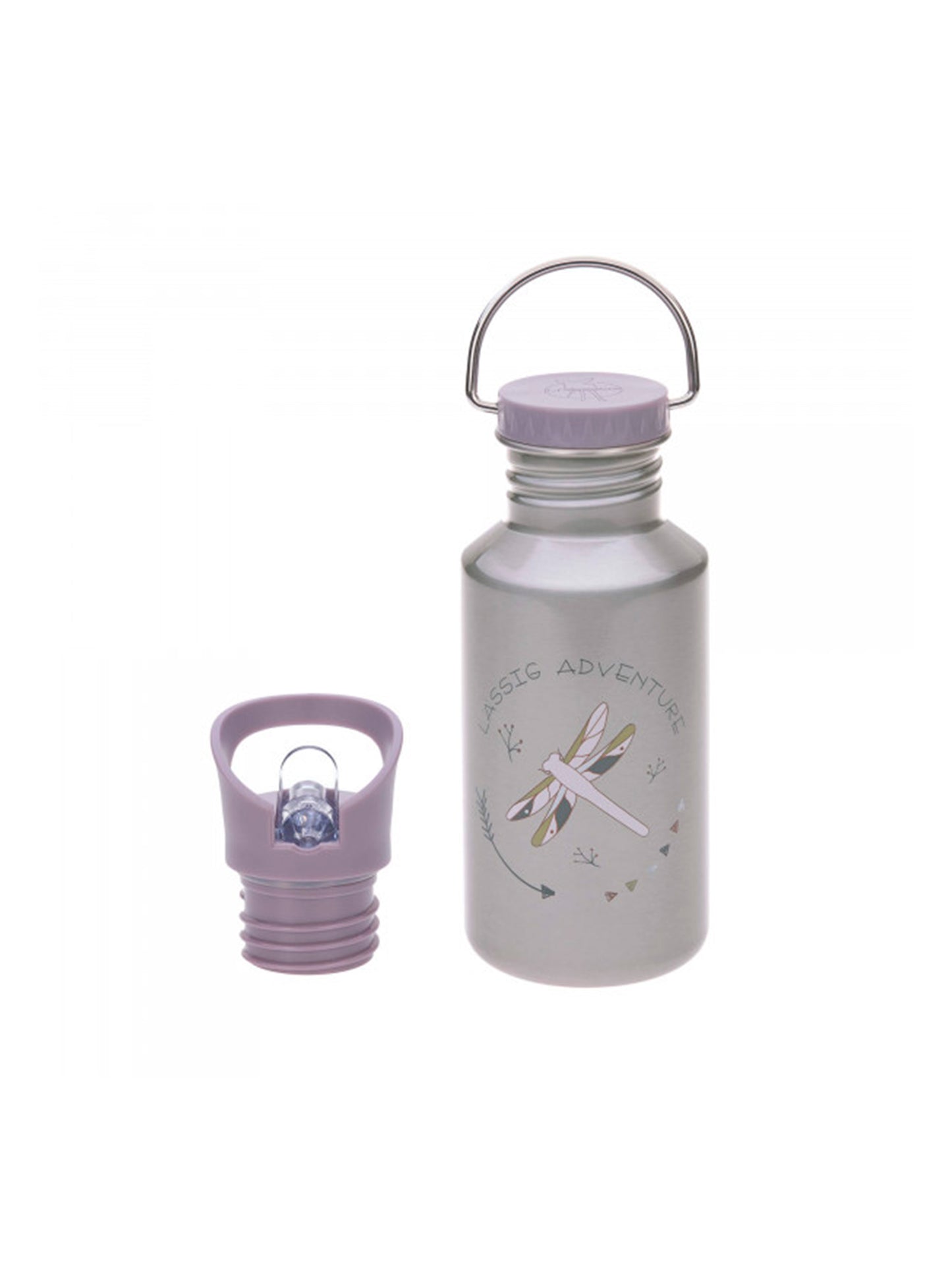 BOTELLA ACERO INOX DRAGONFLY Lassig KIDSME