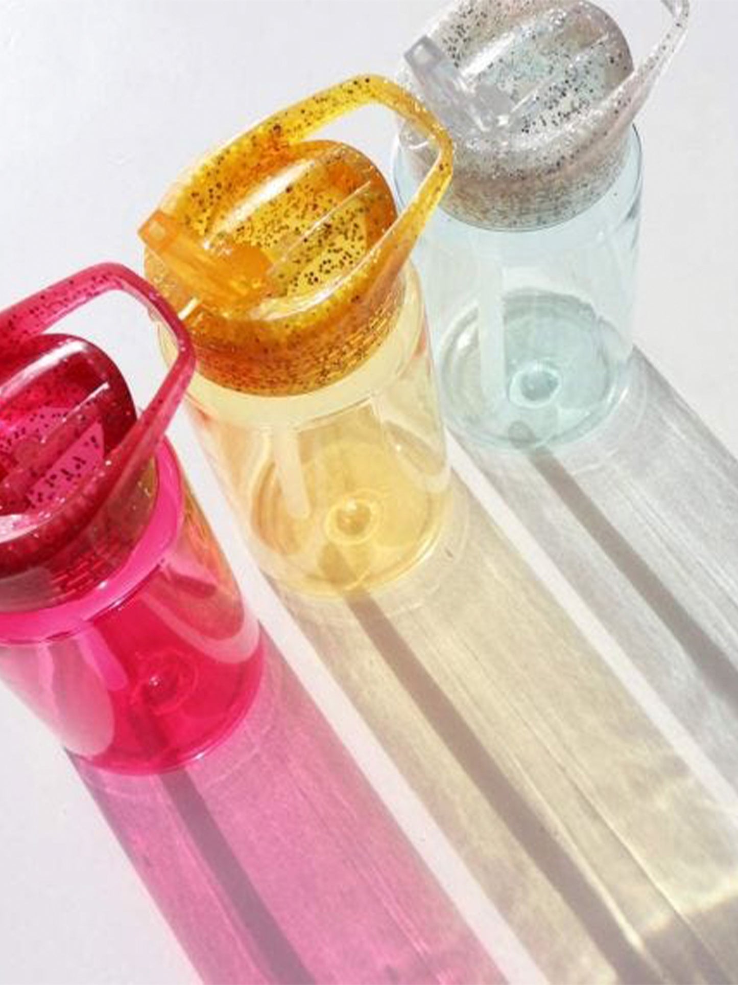 BOTELLA GLITTER PLATA A little lovely company KIDSME