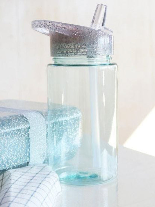 BOTELLA GLITTER PLATA A little lovely company KIDSME