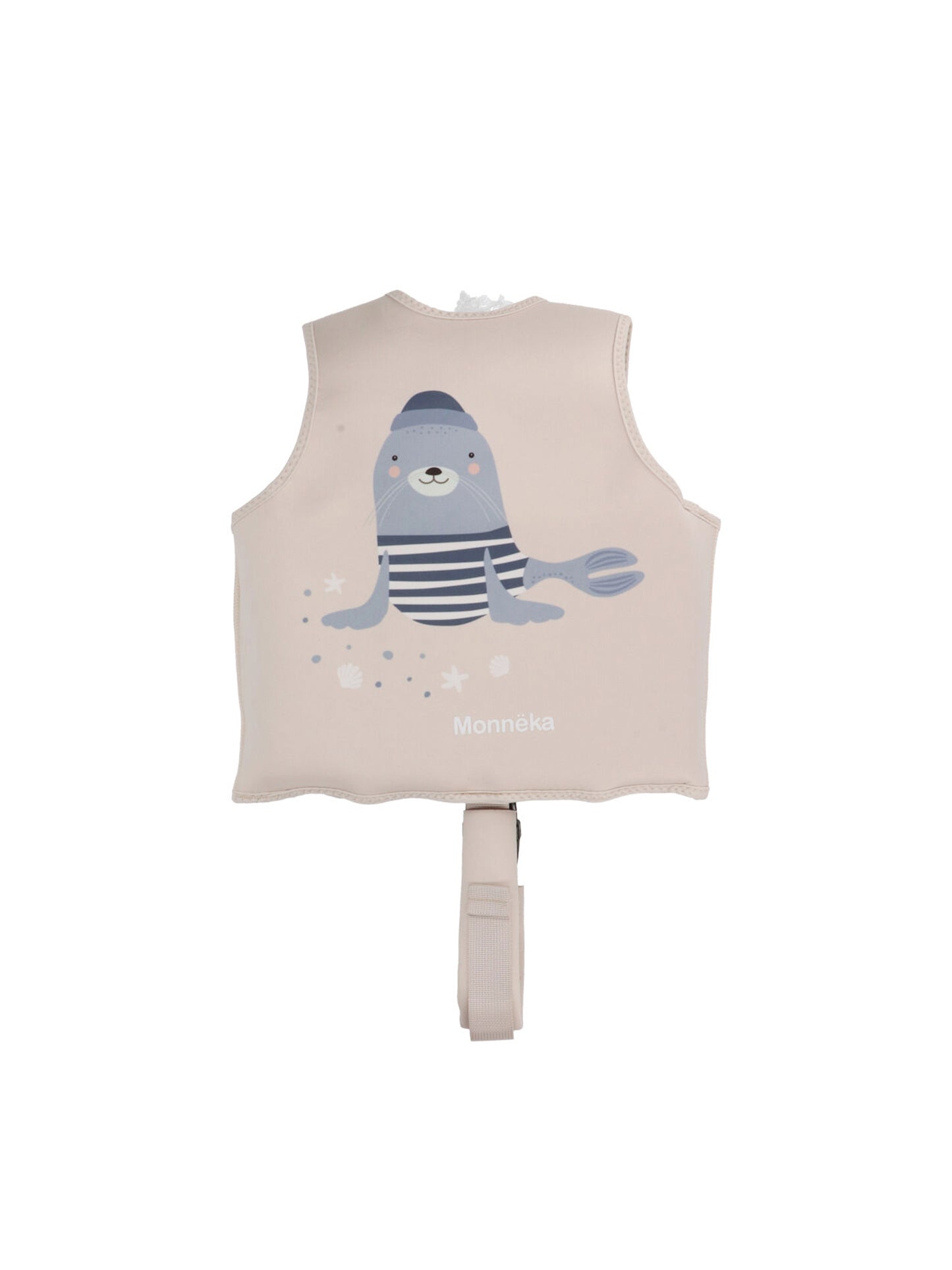 CHALECO FLOTADOR SEAL IVORY 1-3 AÑOS Monneka KIDSME