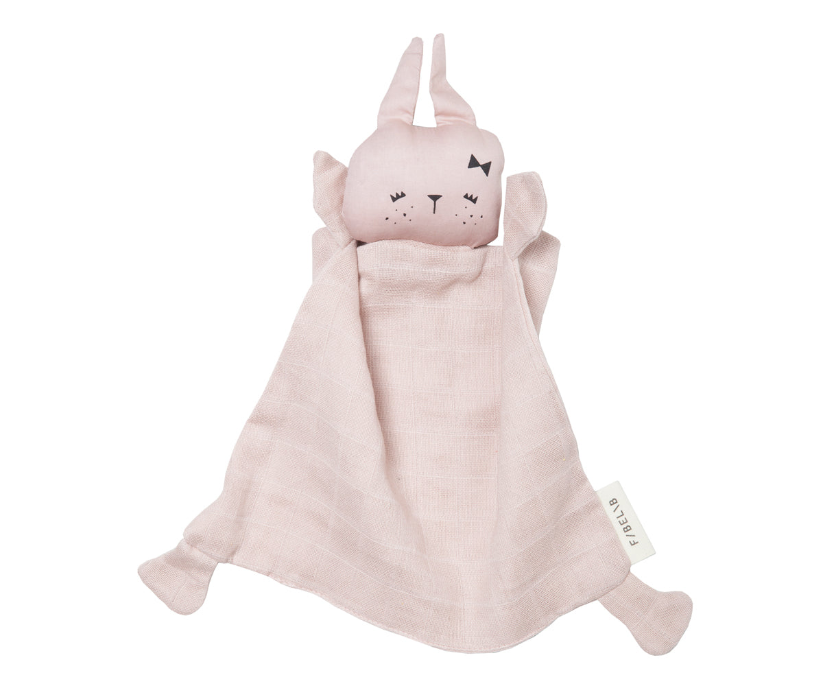 DOUDOU ANIMAL BUNNY MAUVE ALGODÓN ORGÁNICO Kidsme Store KIDSME