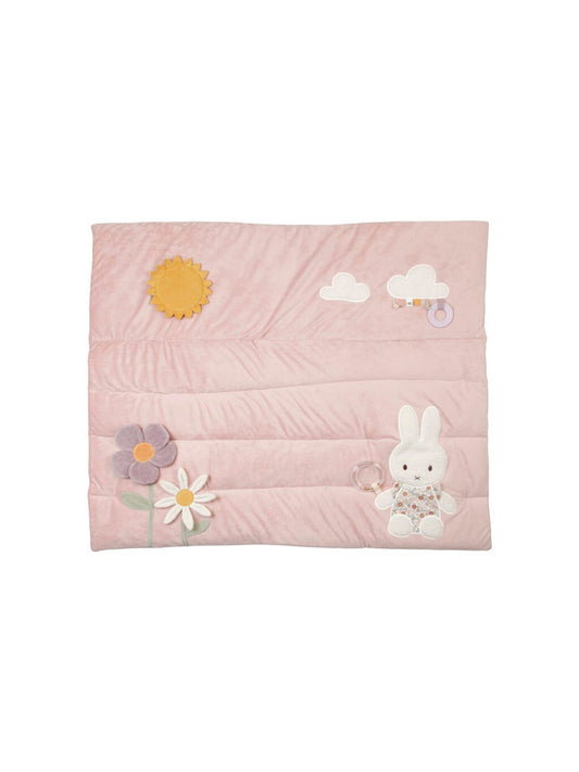 MANTA DE JUEGOS MIFFY VINTAGE FLORES Little dutch KIDSME