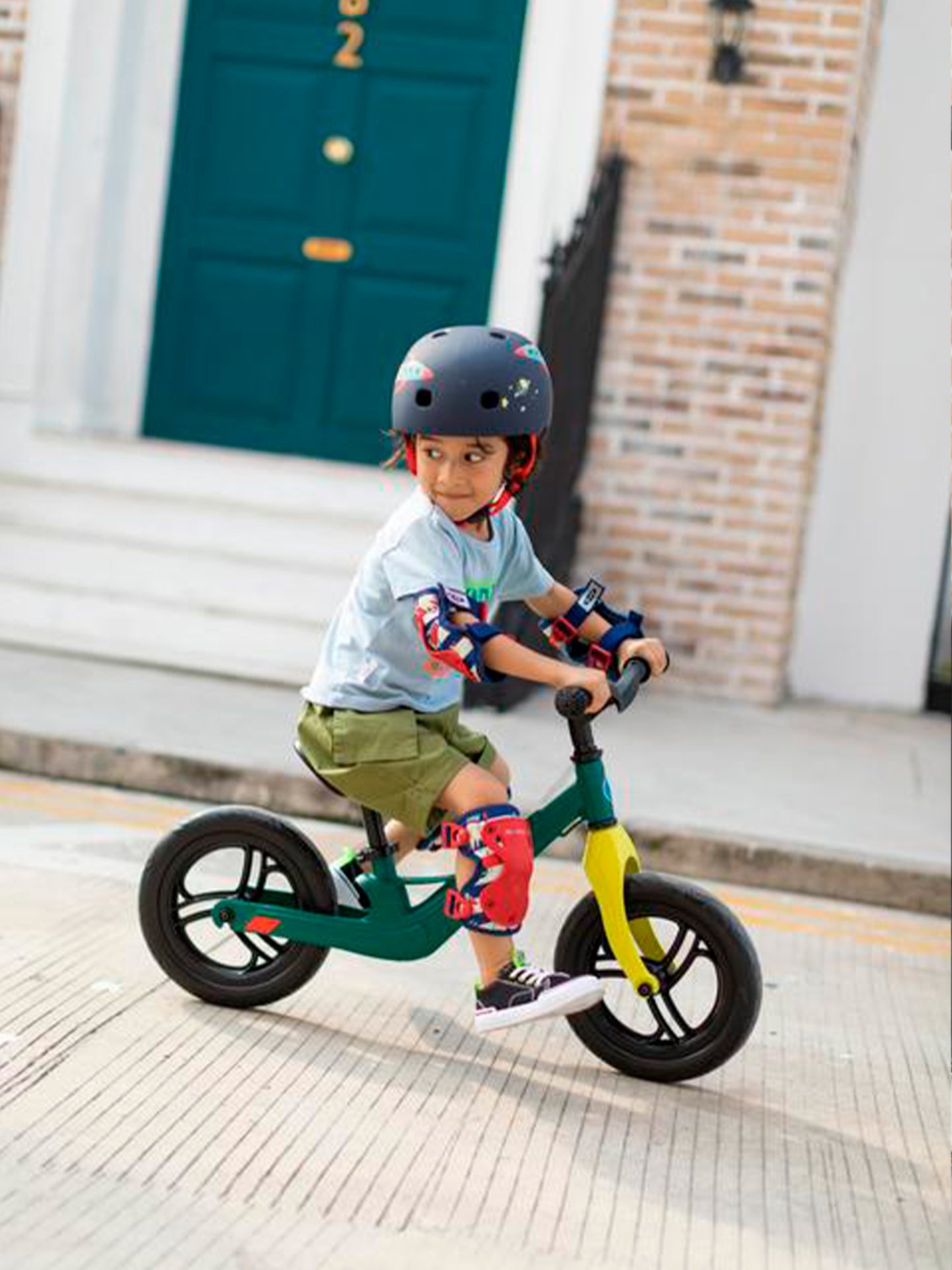 BICICLETA EQUILIBRIO BALANCE BIKE LITE VERDE Micro KIDSME