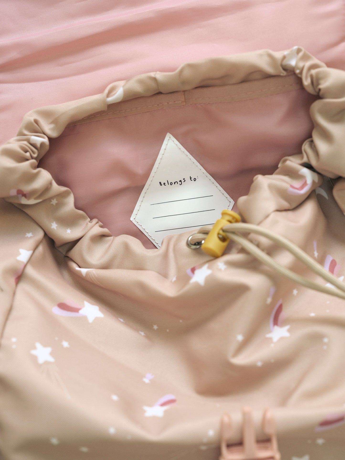 MOCHILA ECO SHOOTING STAR CARAMEL Fabelab KIDSME