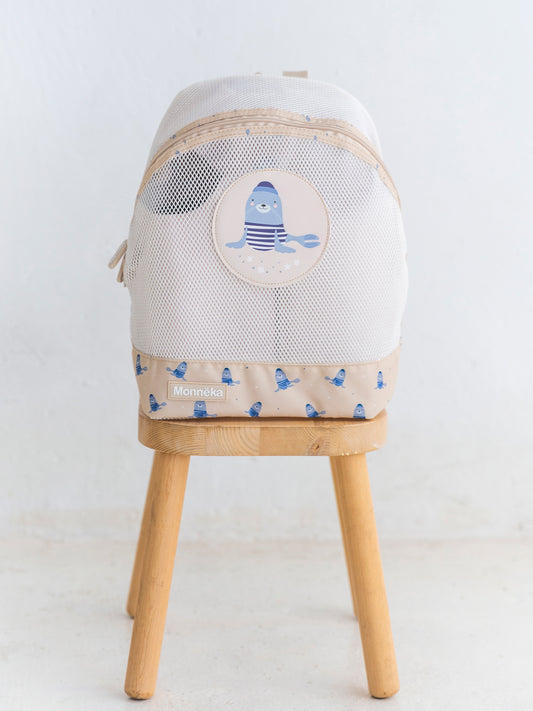 MOCHILA PLAYA ANTIARENA SEAL Tutete KIDSME