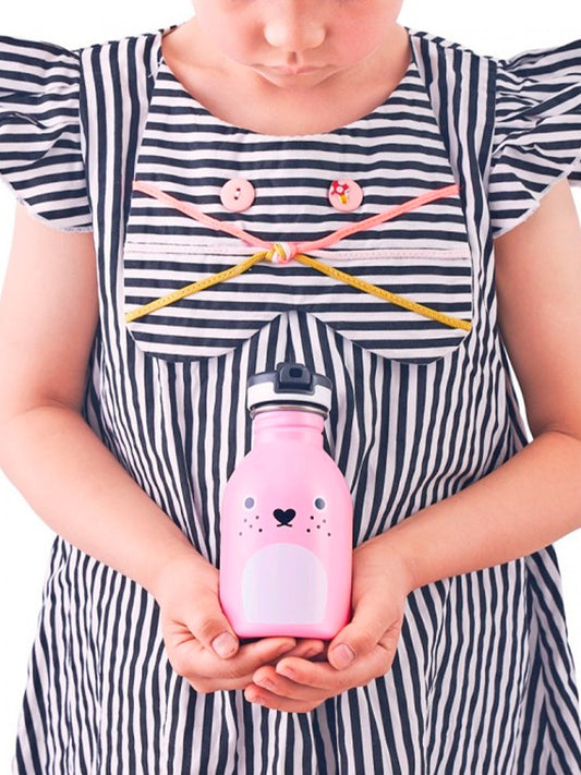 BOTELLA ACERO RICECARROT PINK 24Bottles KIDSME