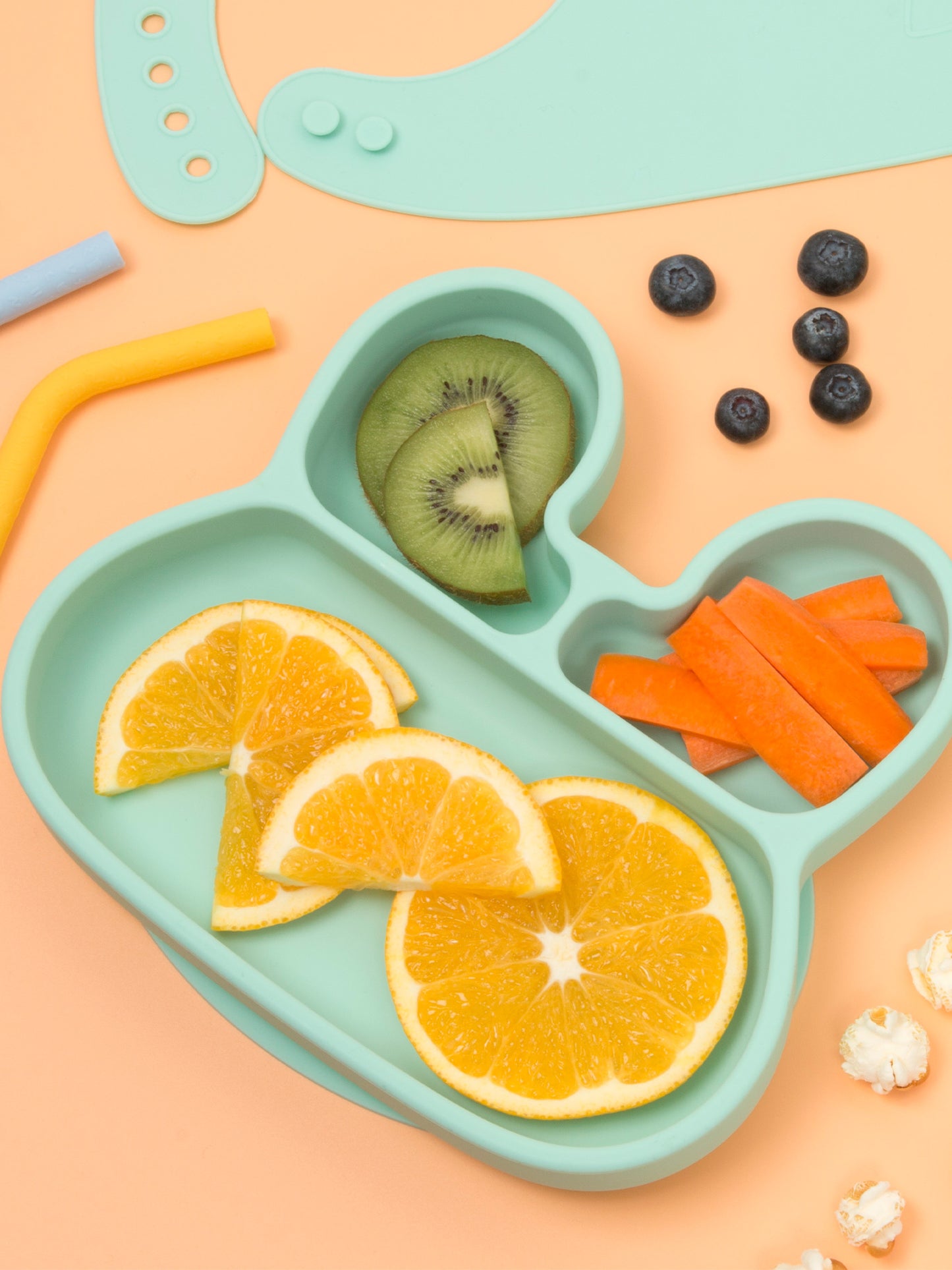 PLATO CON VENTOSA CONEJO MINT we might be tiny KIDSME