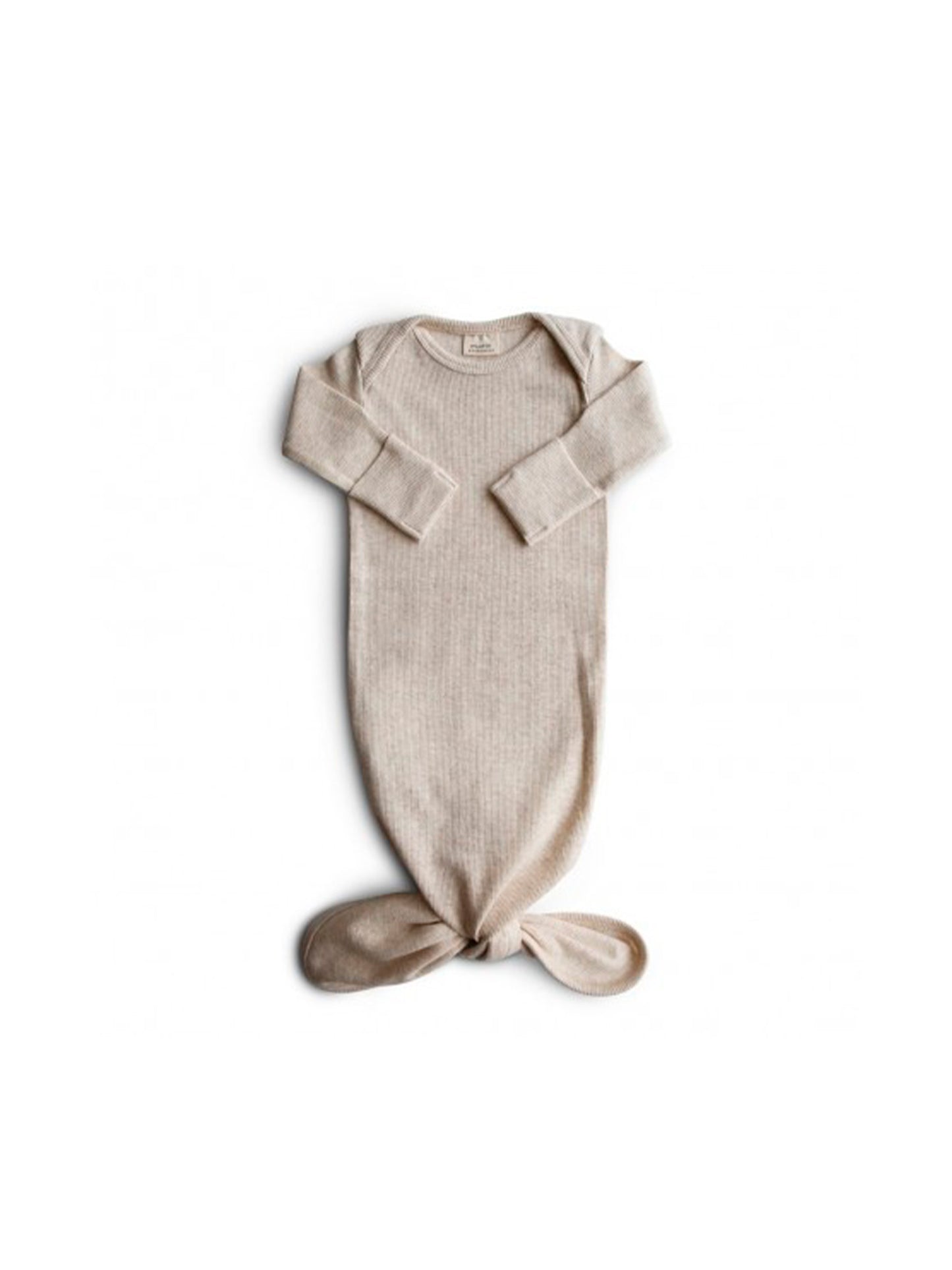 BODY ALGODÓN ORGÁNICO NUDO BEIGE MELANGE Mushie KIDSME