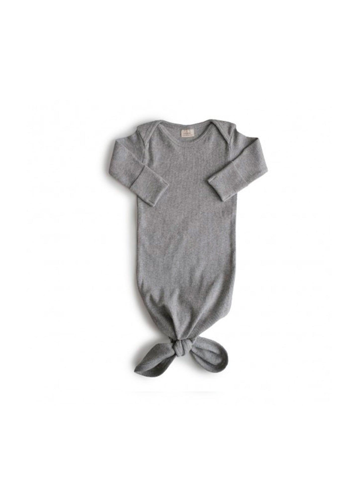 BODY ALGODÓN ORGÁNICO NUDO GRAY MELANGE Mushie KIDSME