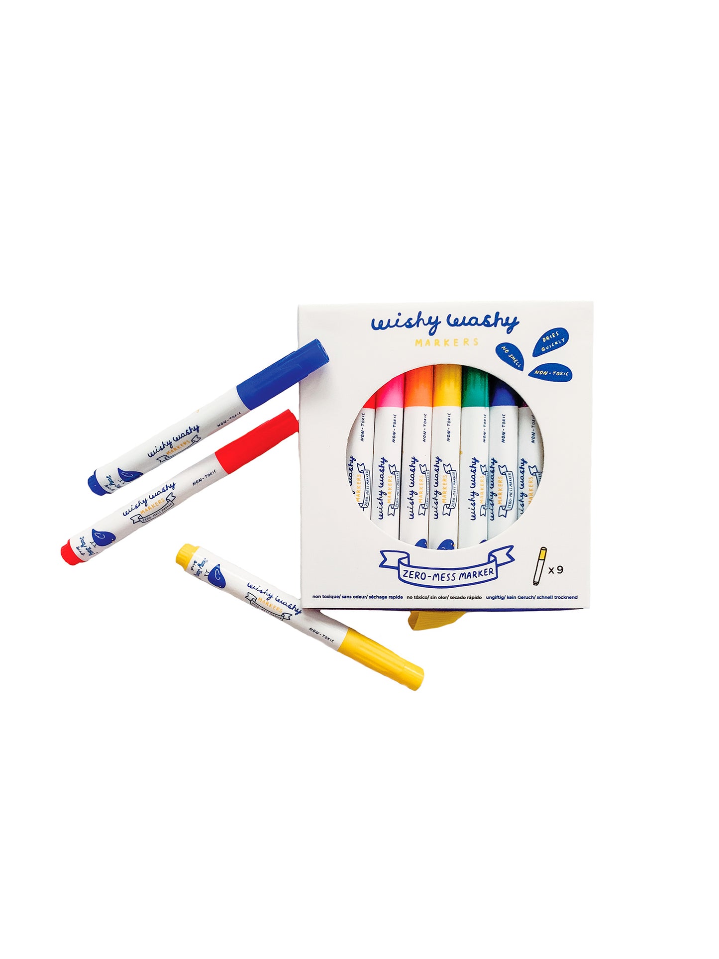 9 ROTULADORES PIZARRA/VENTANAS BTBOX KIDSME