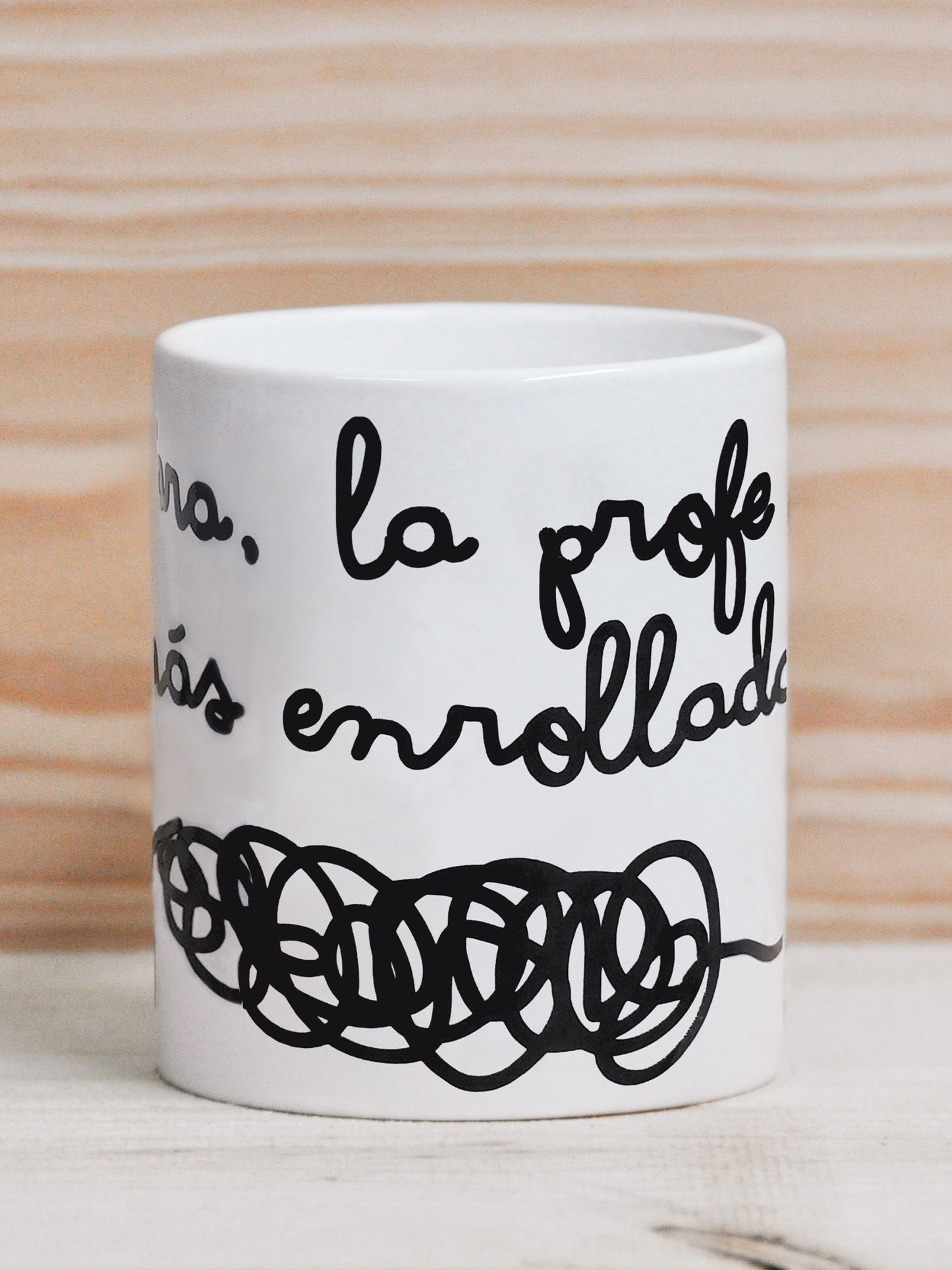TAZA PERSONALIZADA PROFESORES ENROLLADOS Kidsme store KIDSME