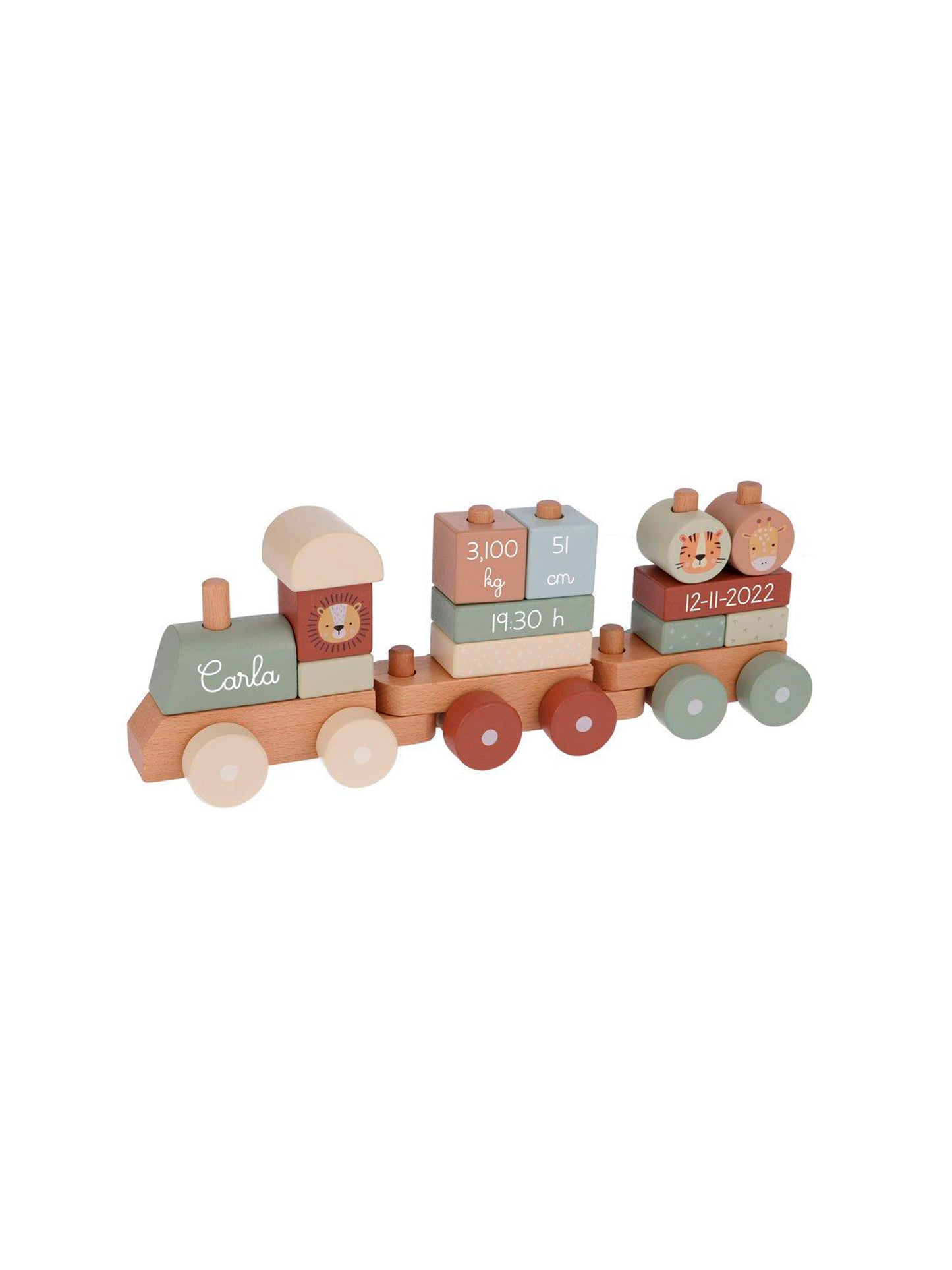 TREN NACIMIENTO PERSONALIZABLE ZOO SAGE Monneka KIDSME