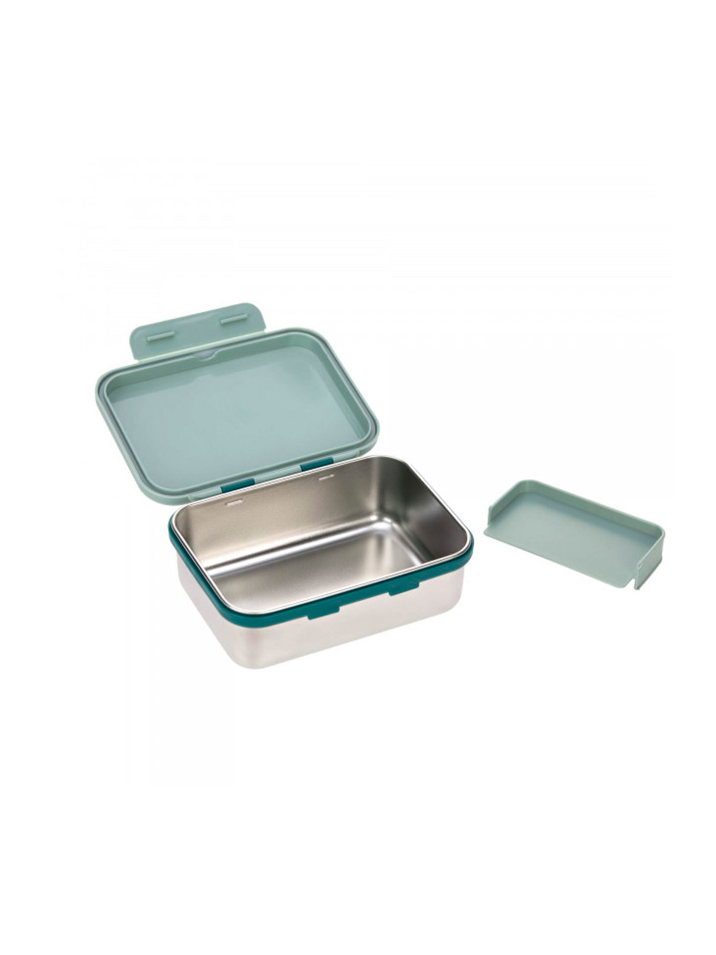 TUPPER-CAJA ALMUERZO ACERO INOX ADVENTURE BUS Lassig KIDSME