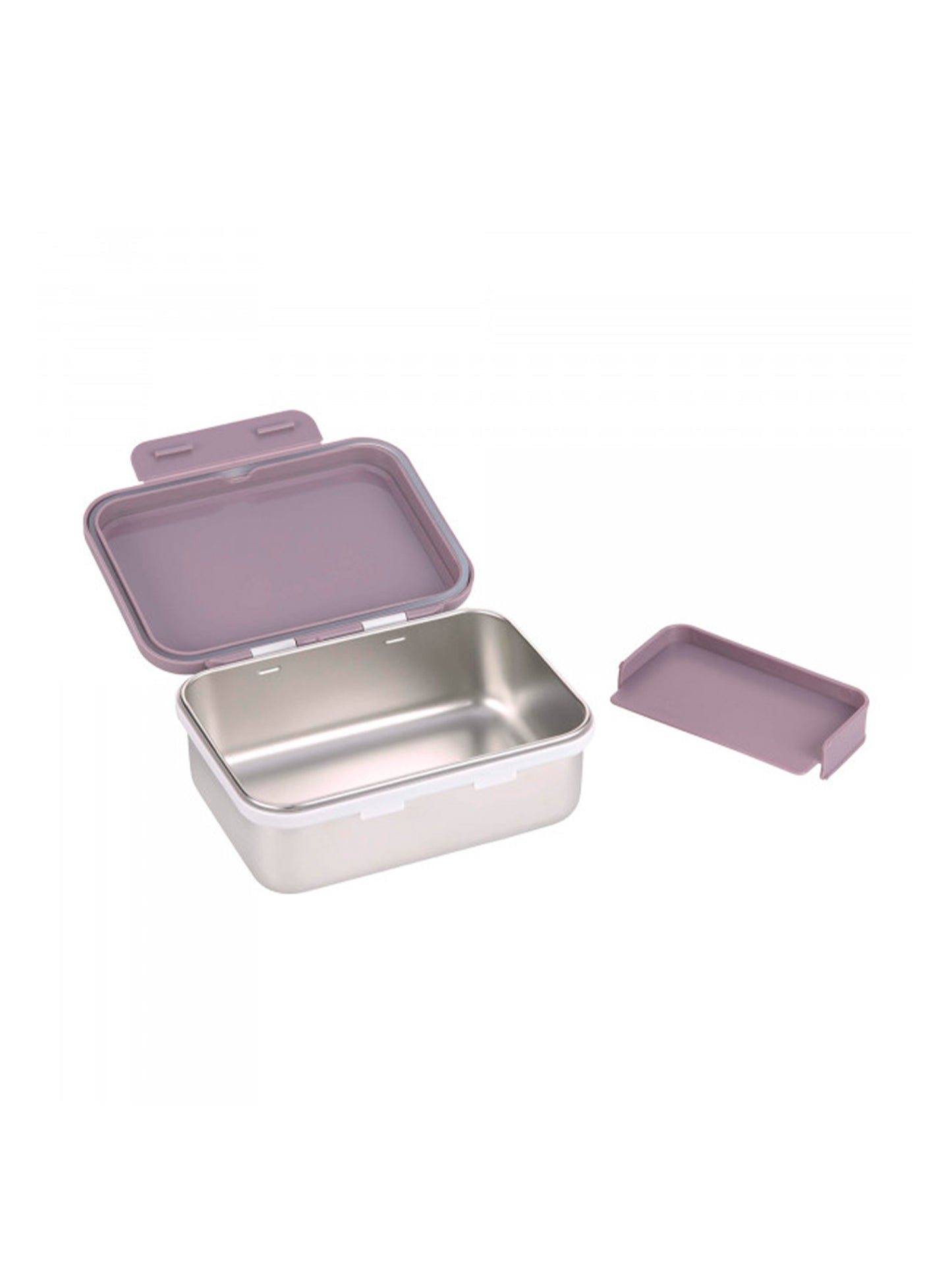 TUPPER-CAJA ALMUERZO ACERO INOX DRAGONFLY Lassig KIDSME