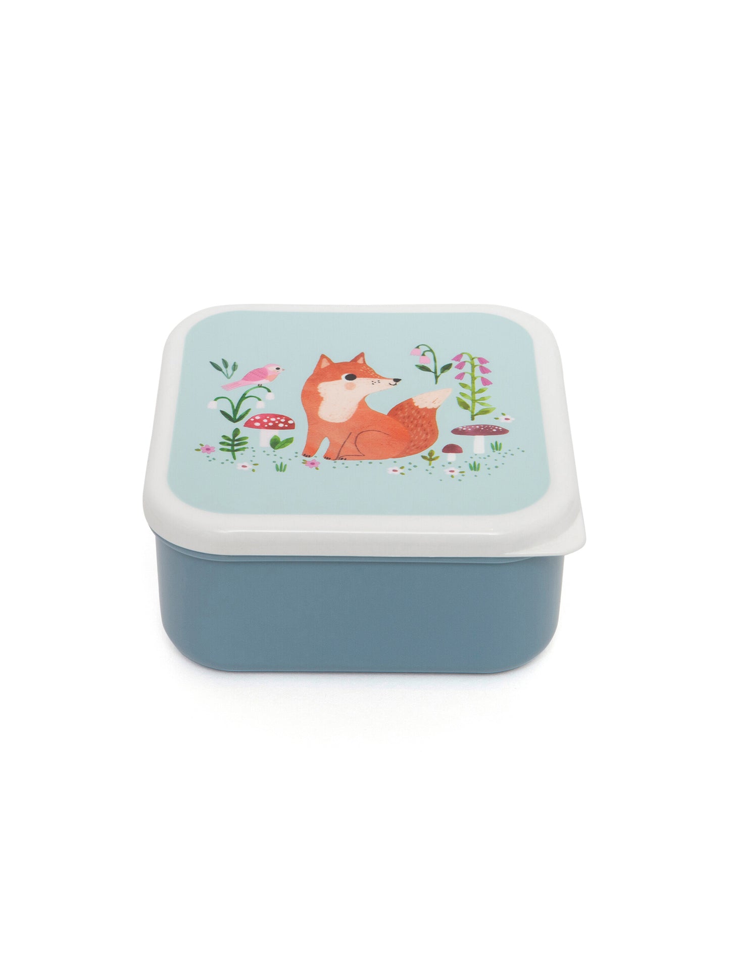 3 CAJAS DE ALMUERZO WOODLAND STONE BLUE Petit Monkey KIDSME