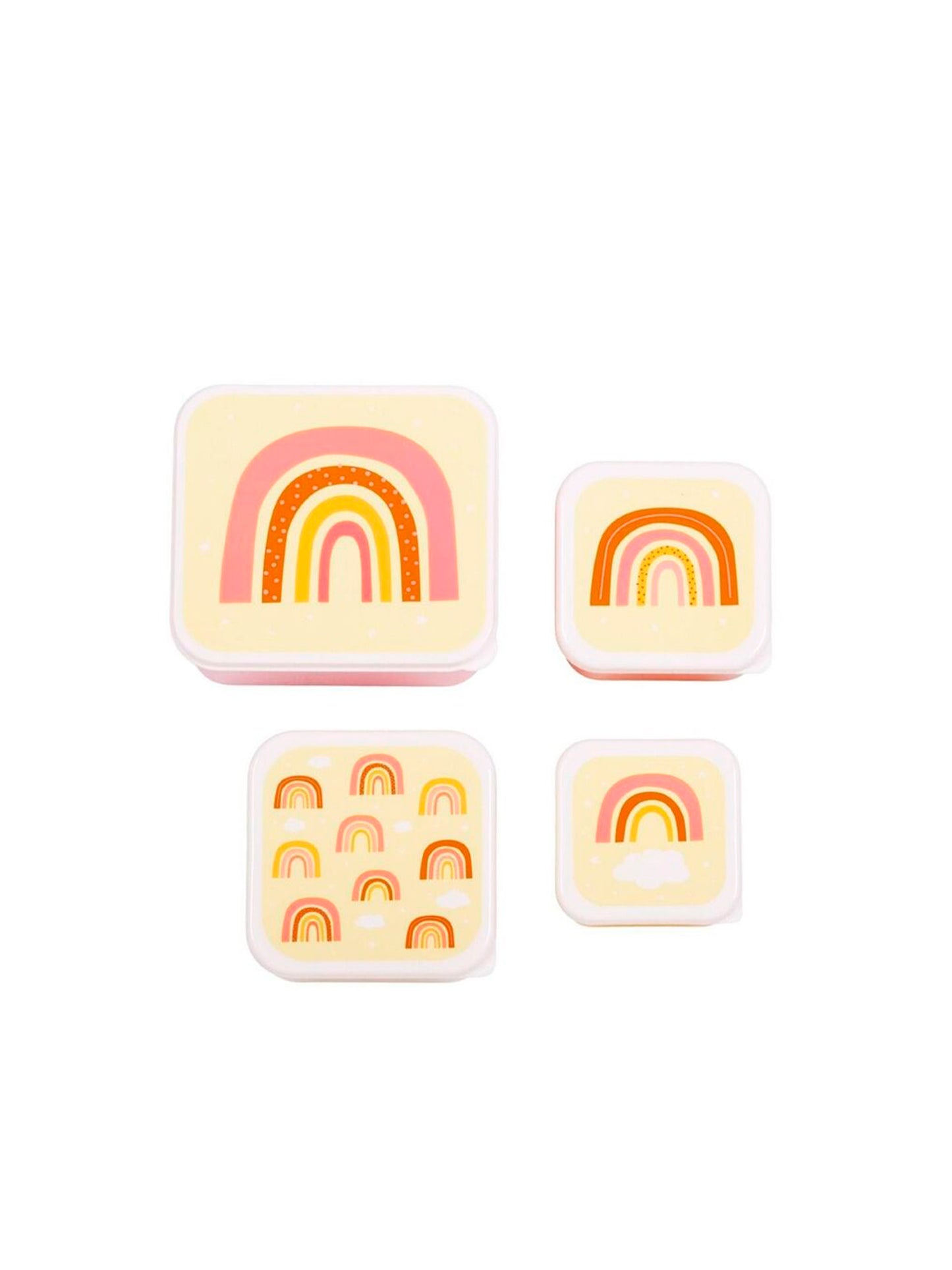 SET 4 CAJAS DE ALMUERZO RAINBOW A little lovely company KIDSME