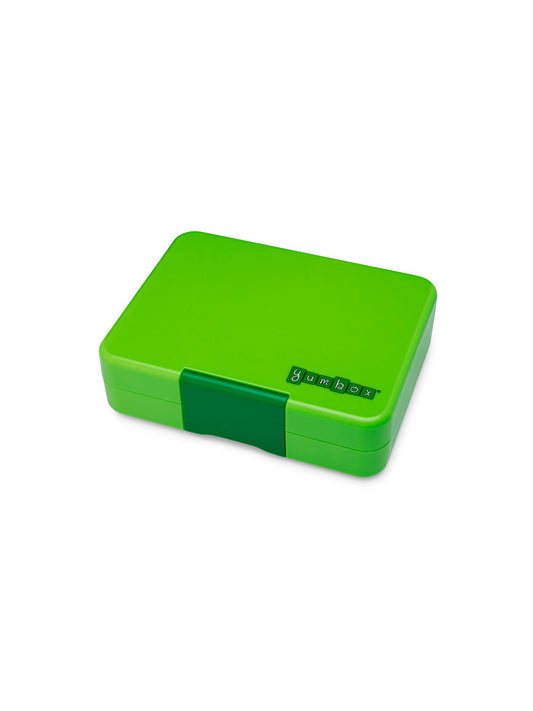 YUMBOX SNACK 3 SECCIONES ROCKET TRAY LIME GREEN Yumbox KIDSME