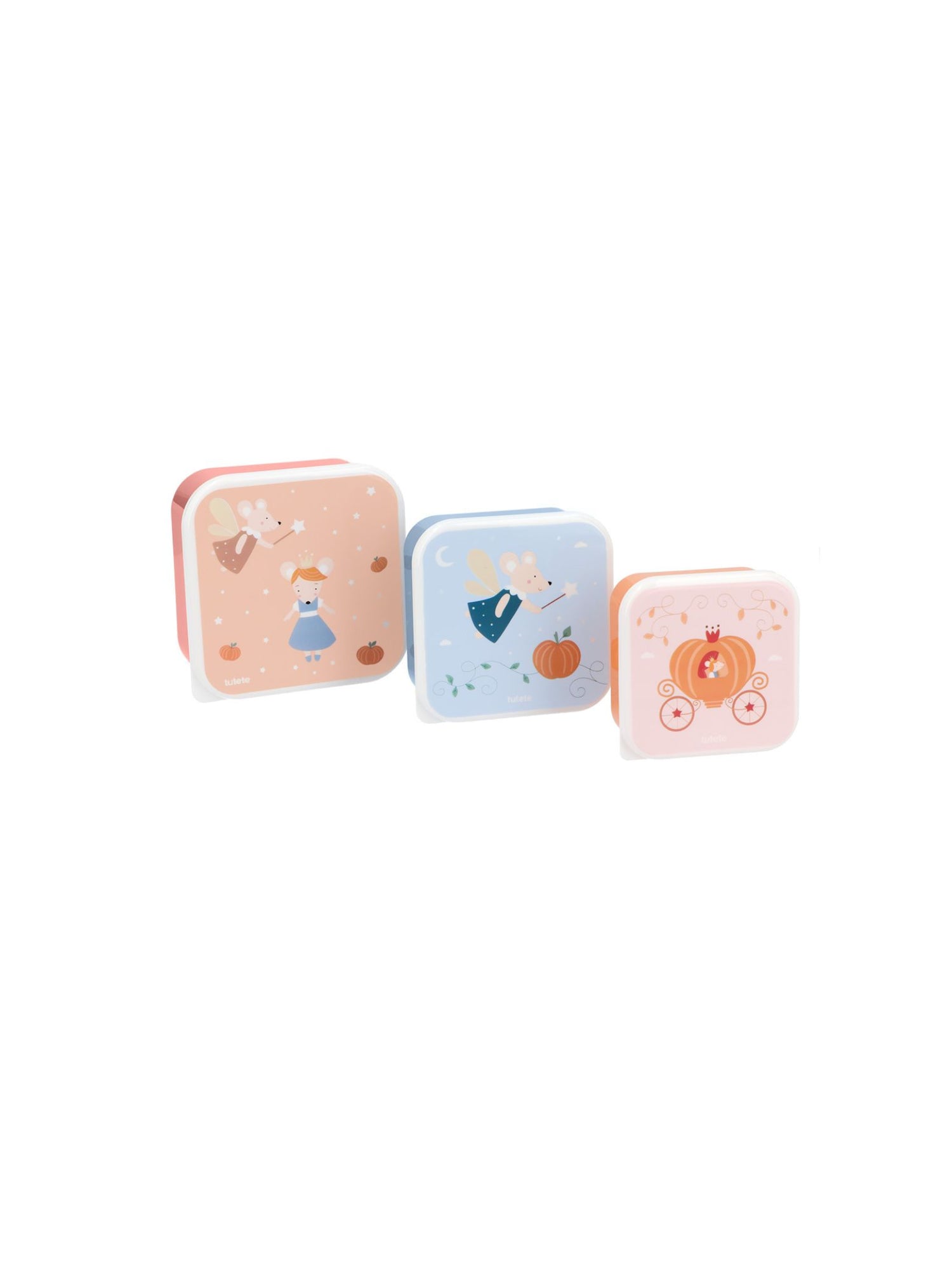 3 TUPPER - CAJA DE ALMUERZO MOUSE FAIRIES Tutete KIDSME