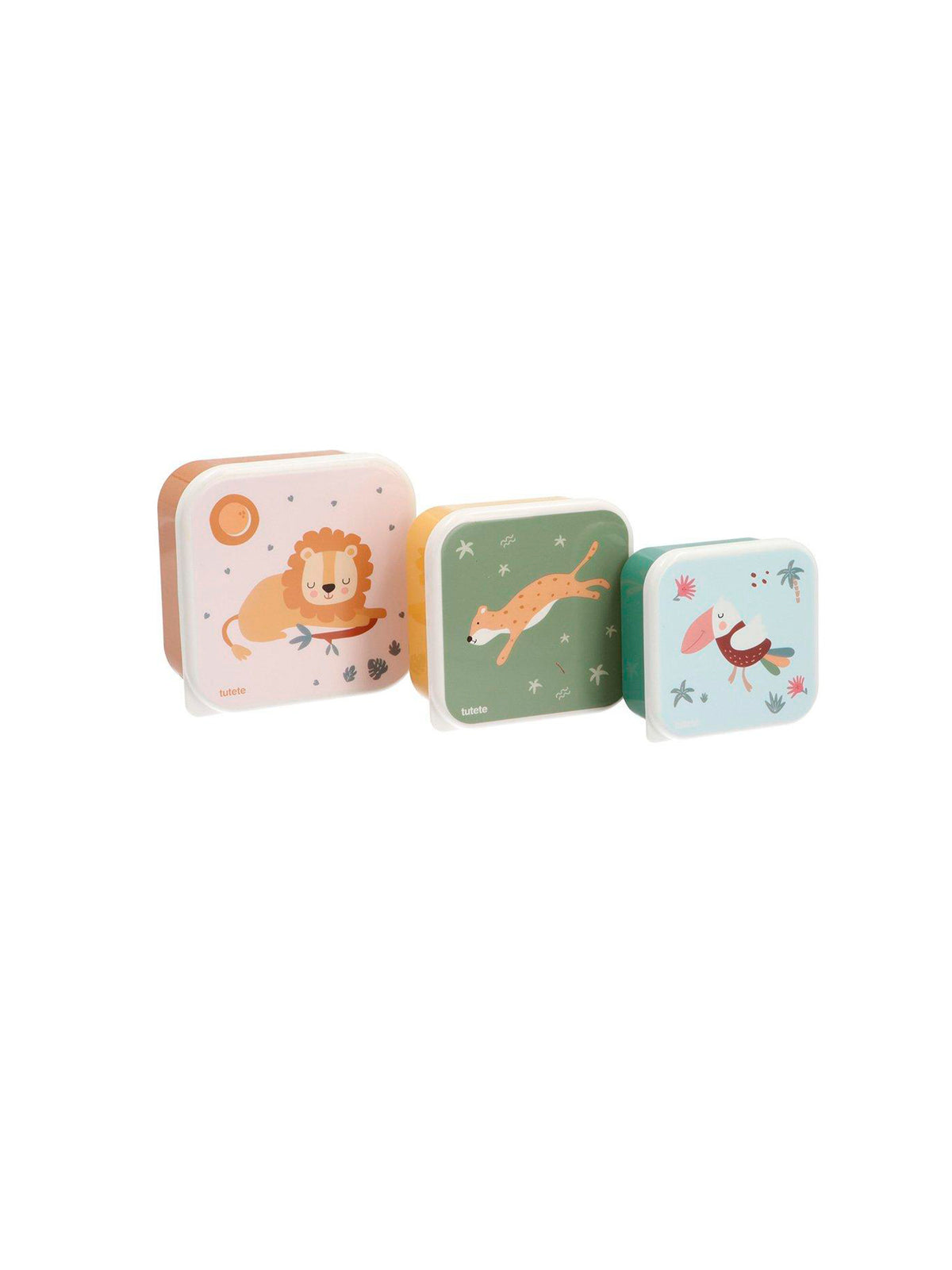 3 TUPPER - CAJA DE ALMUERZO SAVANNAH Kidsme Store KIDSME