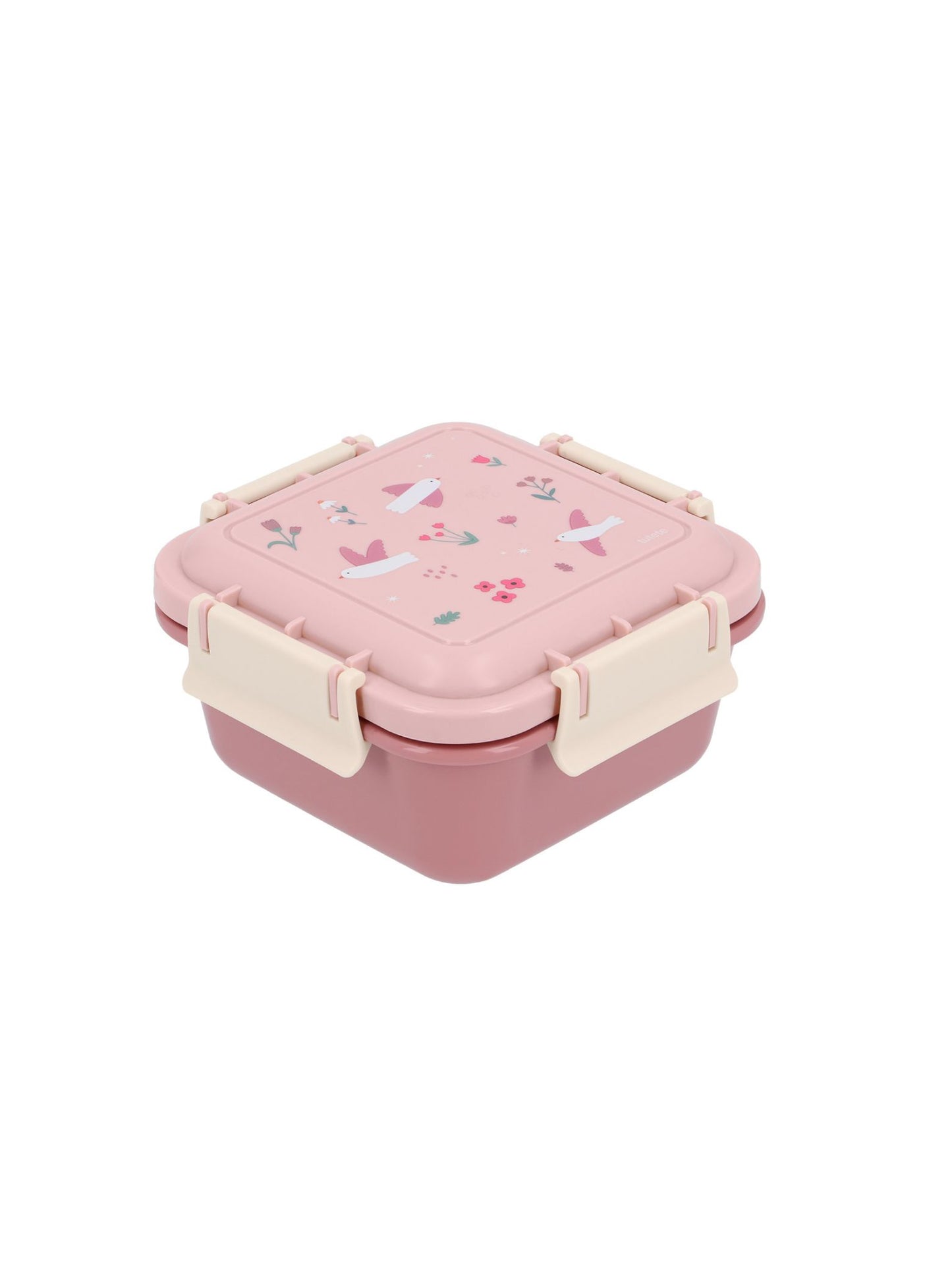 TUPPER-CAJA ALMUERZO GRANDE BLOSSOM BIRDS Tutete KIDSME