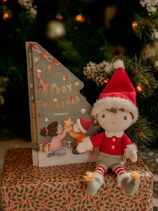 CAJA REGALO CON CUENTO NAVIDAD Little dutch KIDSME