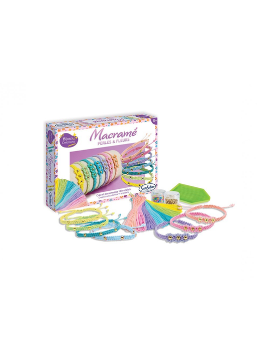MACRAME PERLAS Y PULSERAS SENTOSPHERE KIDSME