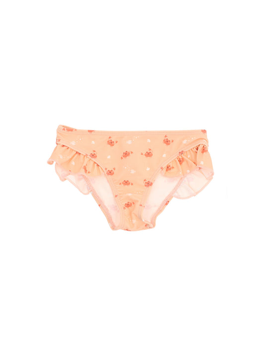 BAÑADOR BRAGUITA PROTECCIÓN SOLAR CRAB CORAL Monneka KIDSME