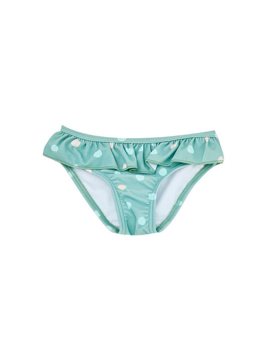BAÑADOR BRAGUITA PROTECCIÓN SOLAR LUNARES VERDE BTBOX KIDSME