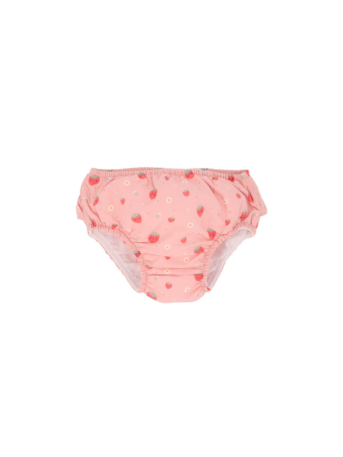 BAÑADOR PAÑAL VOLANTES PROTECCIÓN SOLAR STRAWBERRIES Monneka KIDSME