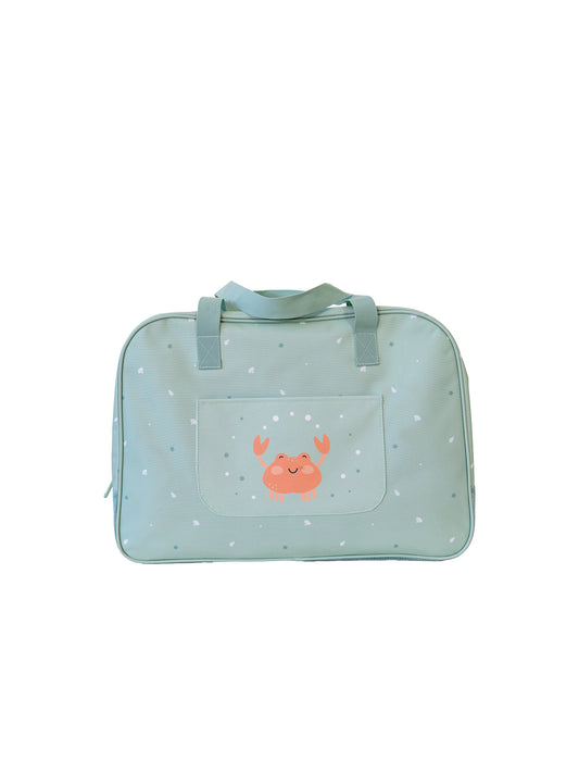 BOLSO DE PLAYA ANTIARENA CRAB SAGE Monneka KIDSME