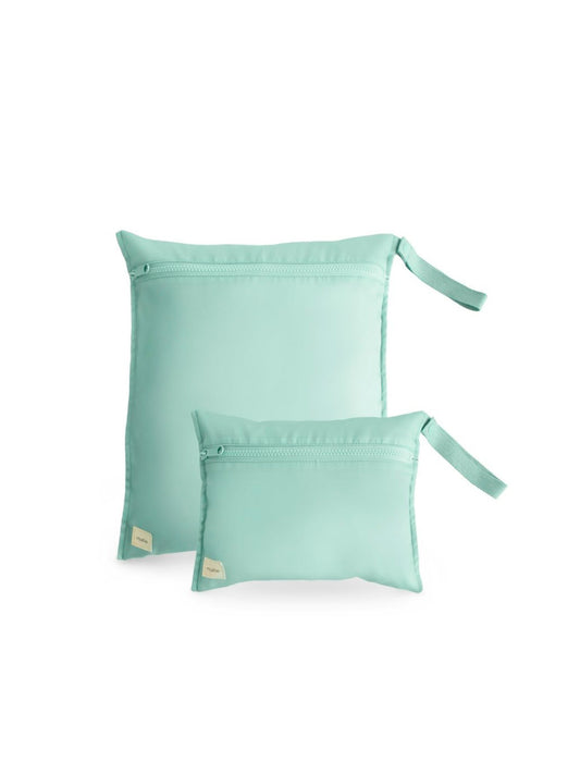 2 BOLSAS IMPERMEABLE SOLID ROMAN GREEN Mushie KIDSME