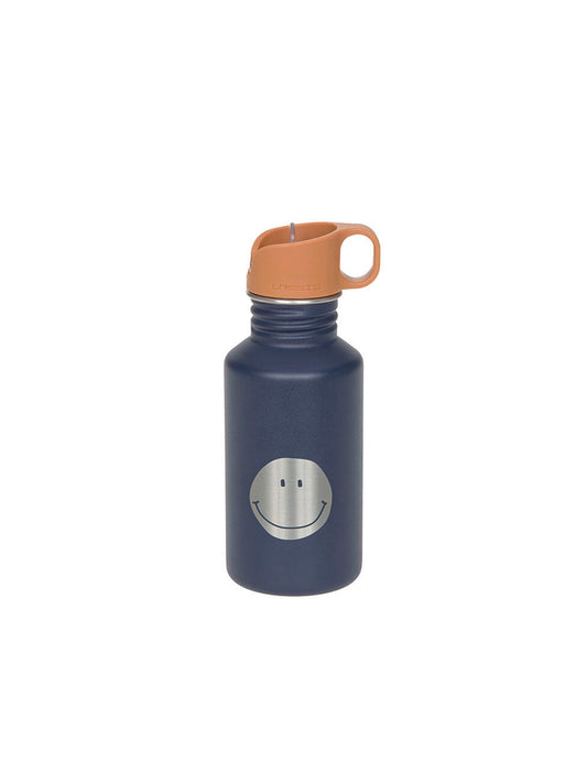 BOTELLA ACERO INOX SMILE NAVY Lassig KIDSME