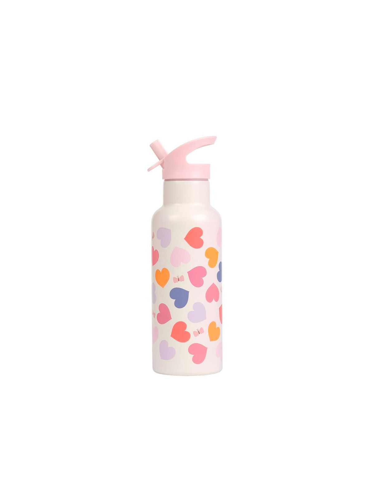 BOTELLA TÉRMICA ACERO CORAZÓN 500 ml. A little lovely company KIDSME
