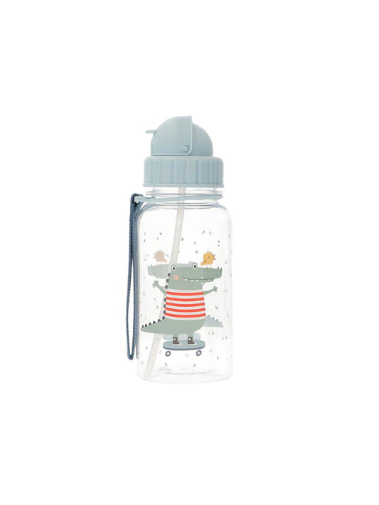 BOTELLA DE PLÁSTICO PAJITA CROC Tutete KIDSME