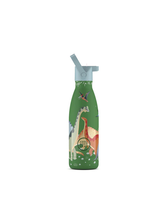 BOTELLA TÉRMICA 2 TAPONES JURASSIC ERA 350ml Cool Bottles KIDSME
