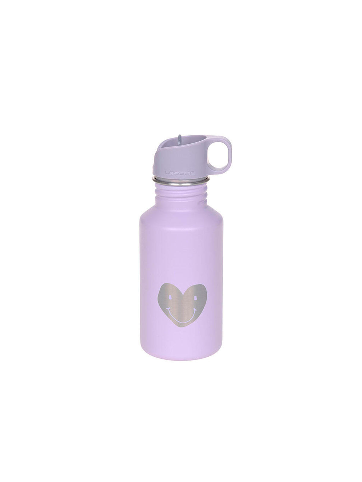 BOTELLA ACERO INOX HEART LILAC Lassig KIDSME