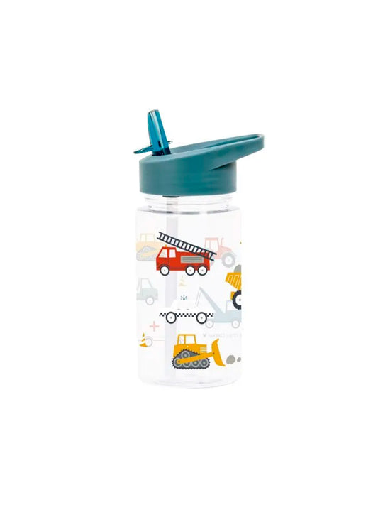 BOTELLA VEHÍCULOS 450 ml. A little lovely company KIDSME