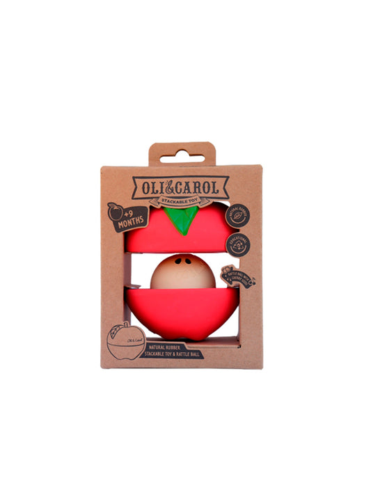 SONAJERO JUGUETE APILABLE MANZANA Oli & Carol KIDSME