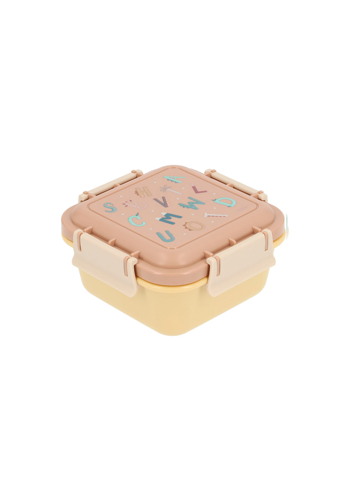 TUPPER-CAJA ALMUERZO GRANDE FUNNY LETTERS Tutete KIDSME