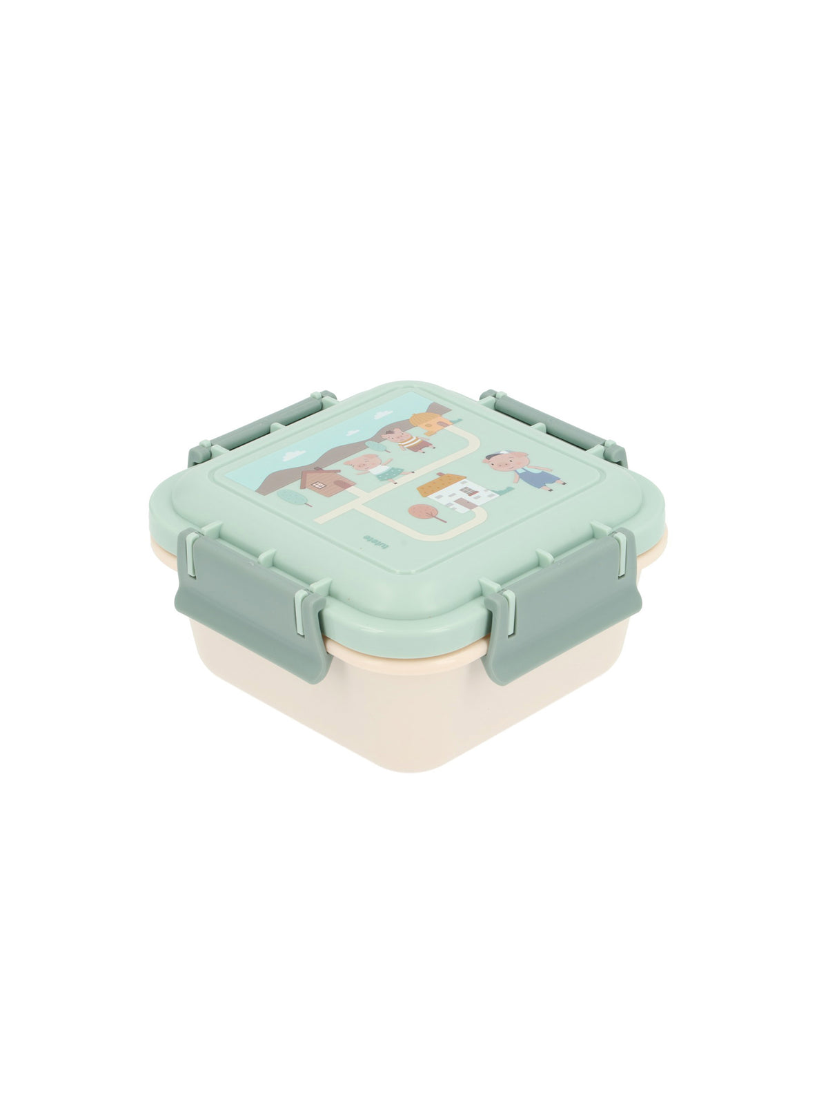 TUPPER-CAJA ALMUERZO GRANDE THE THREE LITTLE PIGS Tutete KIDSME