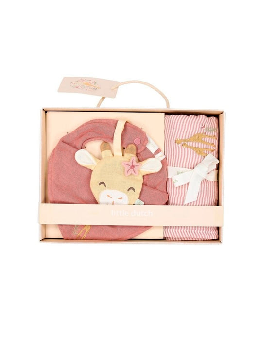 CAJA REGALO BEBÉ FLAMENCO ROSA Little dutch KIDSME