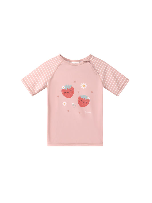 CAMISETA PROTECCIÓN SOLAR STRAWBERRIES Monneka KIDSME