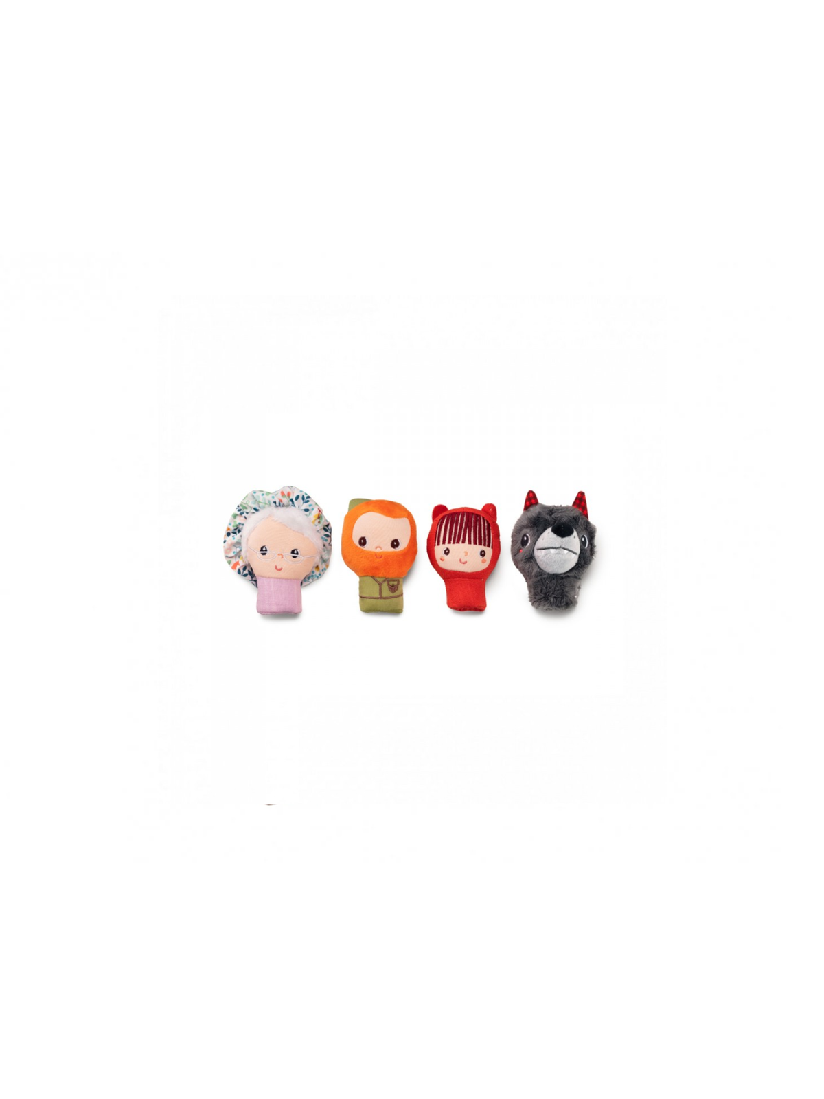 MARIONETAS DE DEDOS CAPERUCITA ROJA Lilliputiens KIDSME