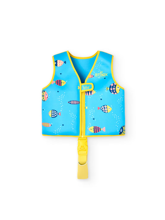 CHALECO FLOTADOR PECES M