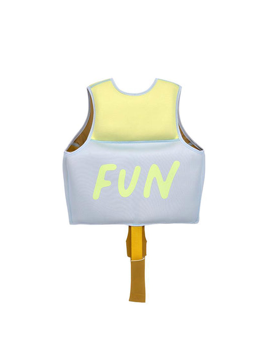 CHALECO FLOTADOR APRENDIZAJE BLUE/LIME 2 A 6 AÑOS Lassig KIDSME